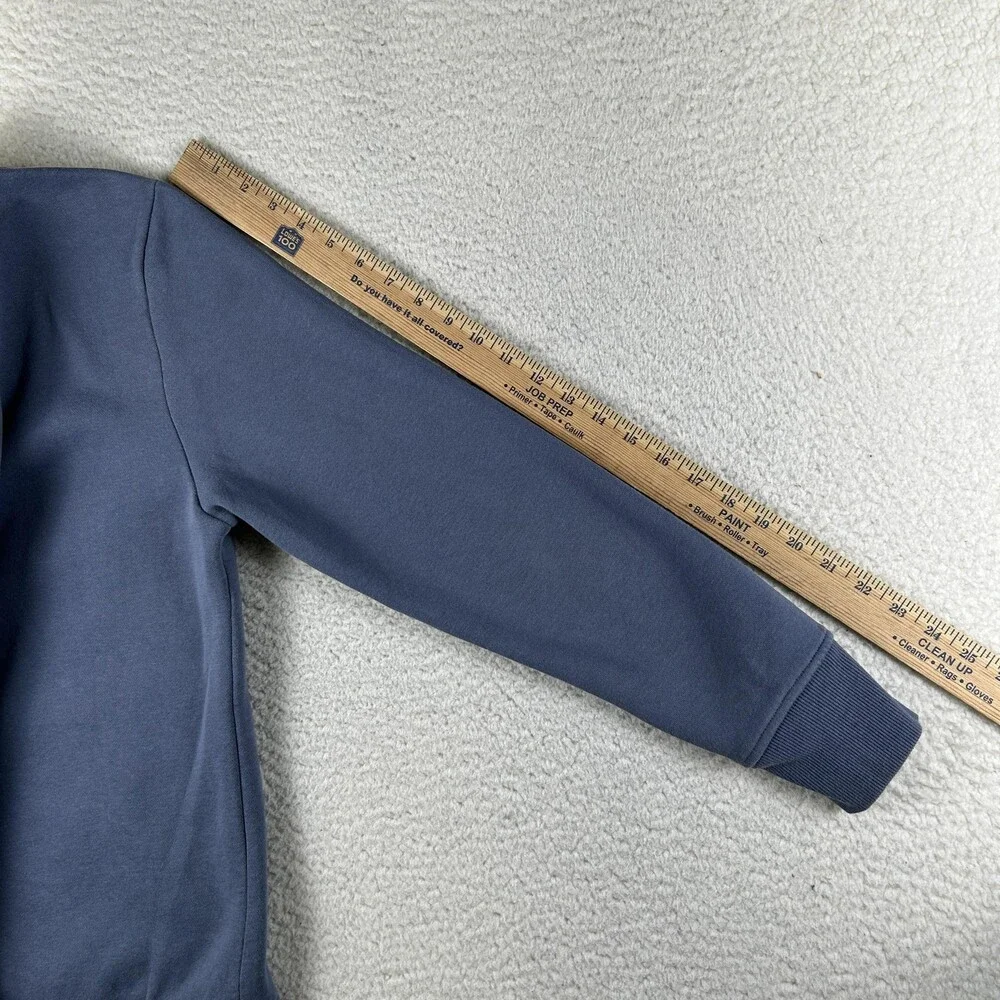 Hurley Hoodie Mens Medium Blue Fleece Pullover Sweatshirt Gradient Logo Graphic